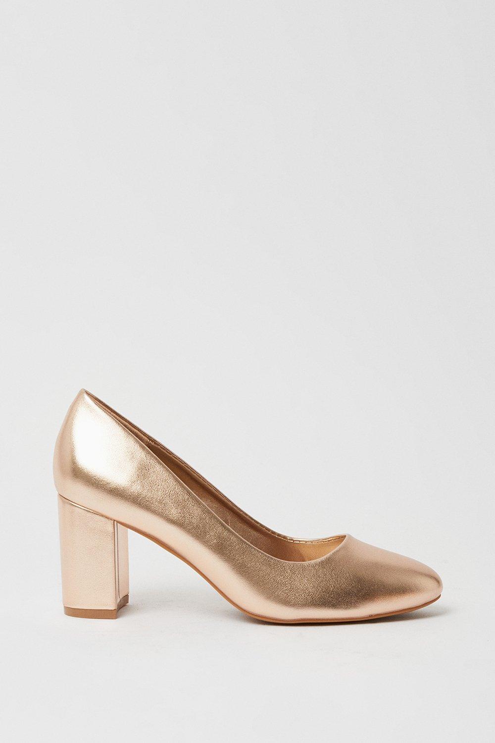 Dorothy perkins cheap rose gold shoes